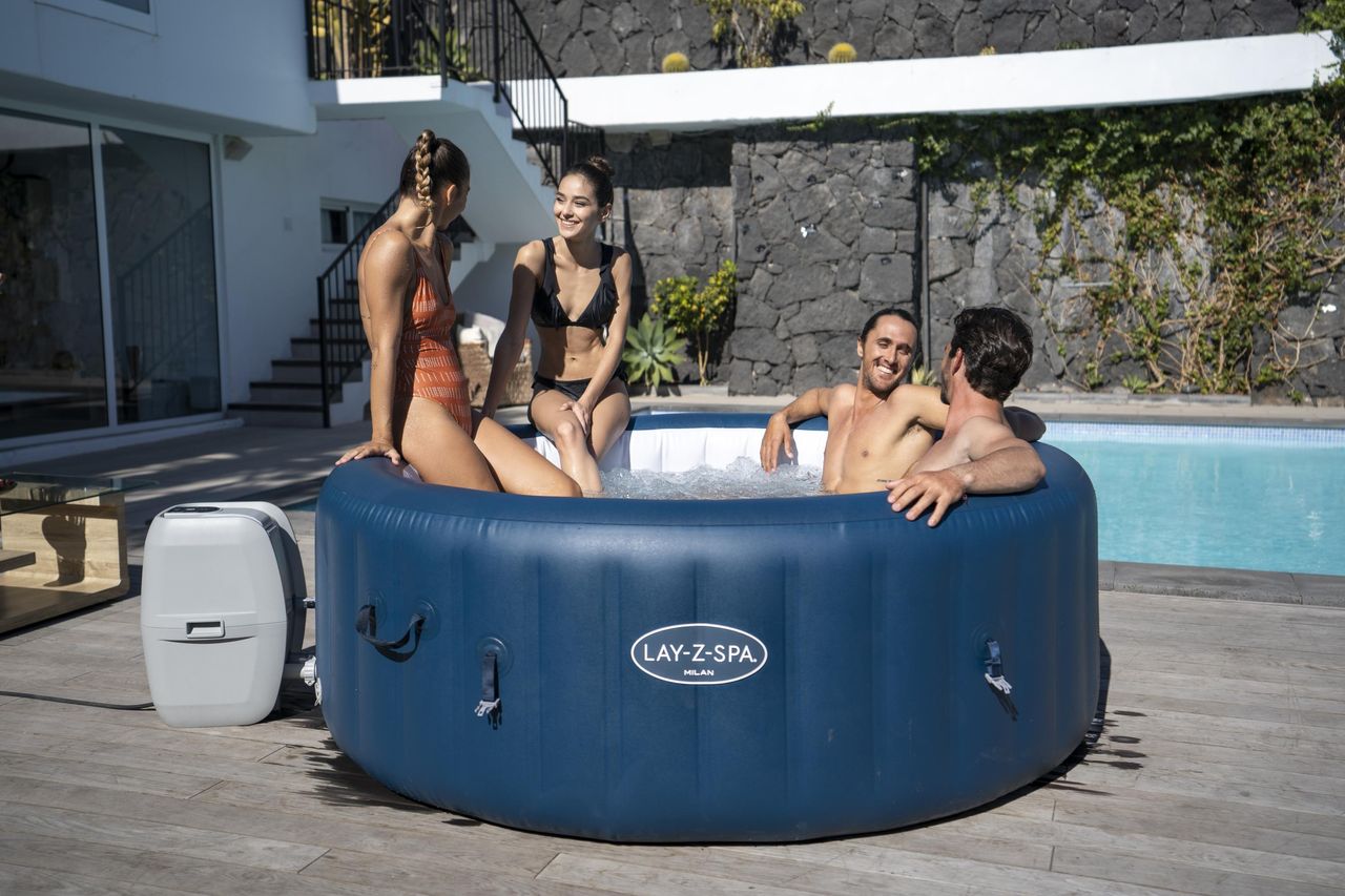 Bestway LAY-Z-SPAWLAN-Whirlpool Milan AirJet Plus™ Ø 196 x 71 cm, rund