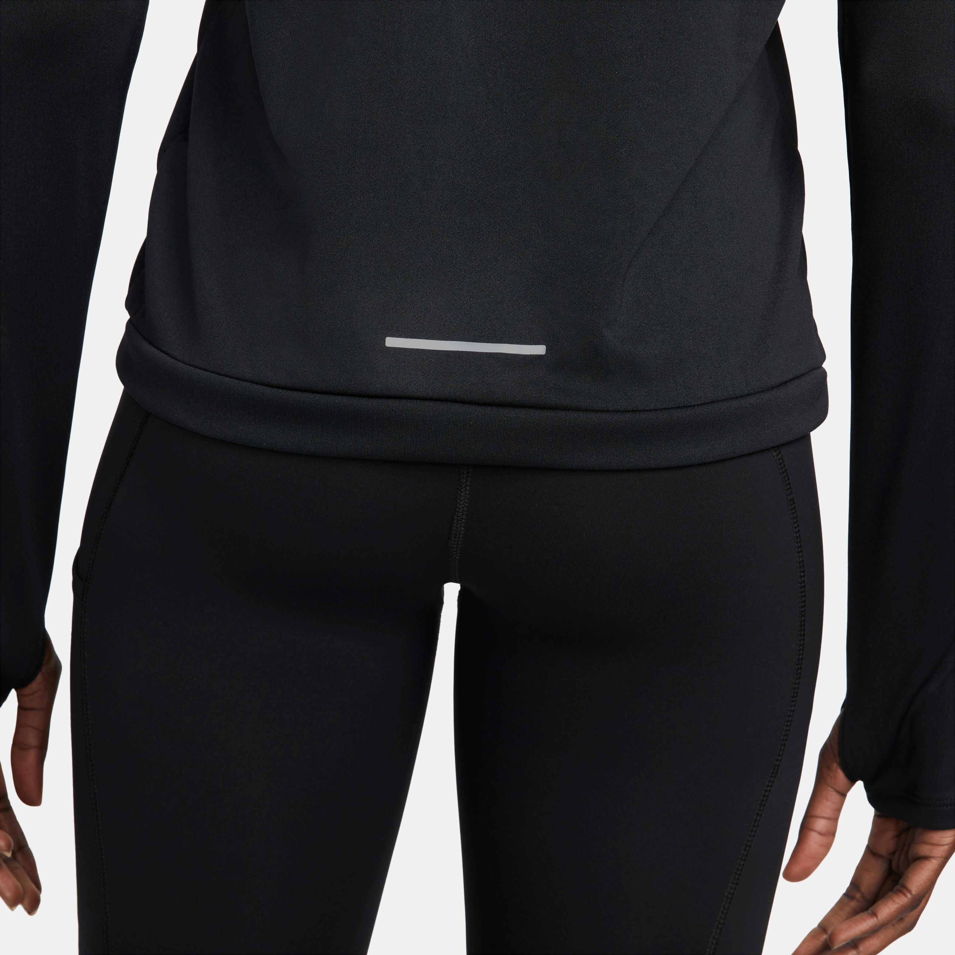 Dri-Fit Pacer Laufshirt Damen - Schwarz