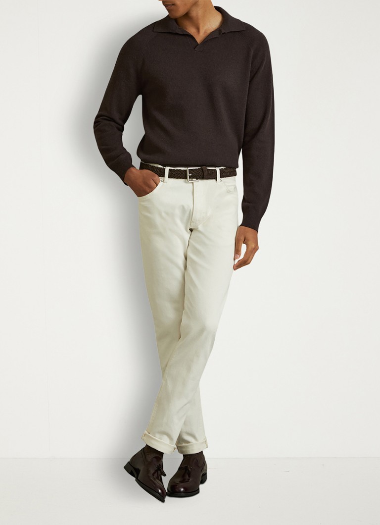 Polo Reiss Grange em malha fina com mistura de cashmere