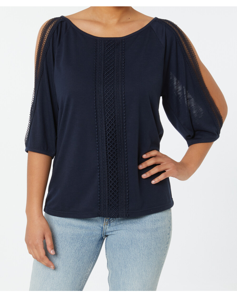 Bluse mit 3/4-Arm