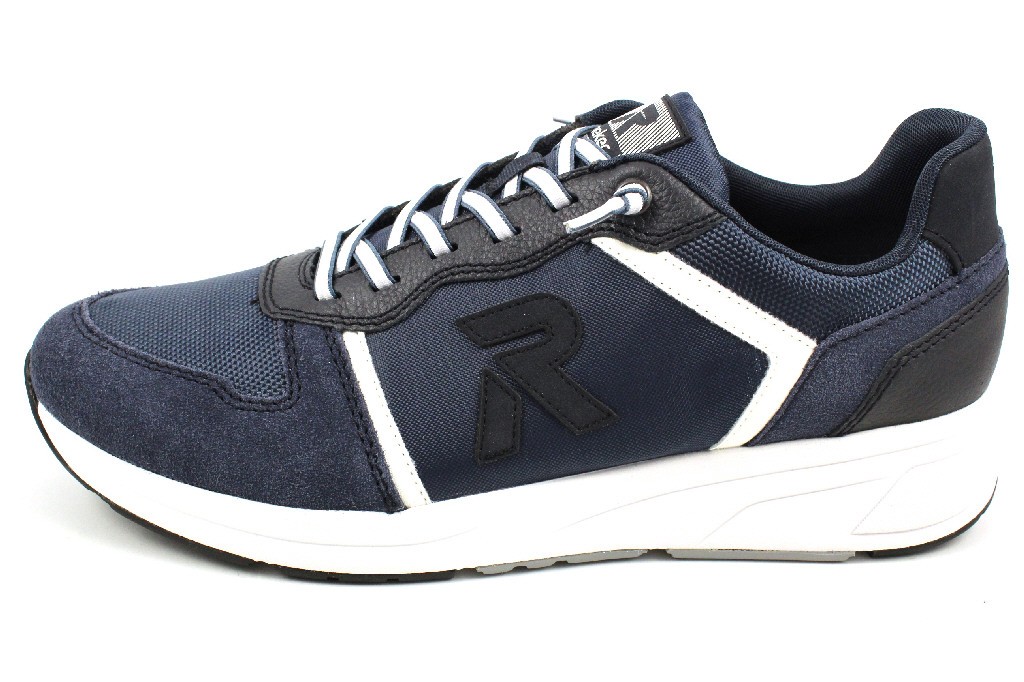 RIEKER Freizeit Schnürer blau