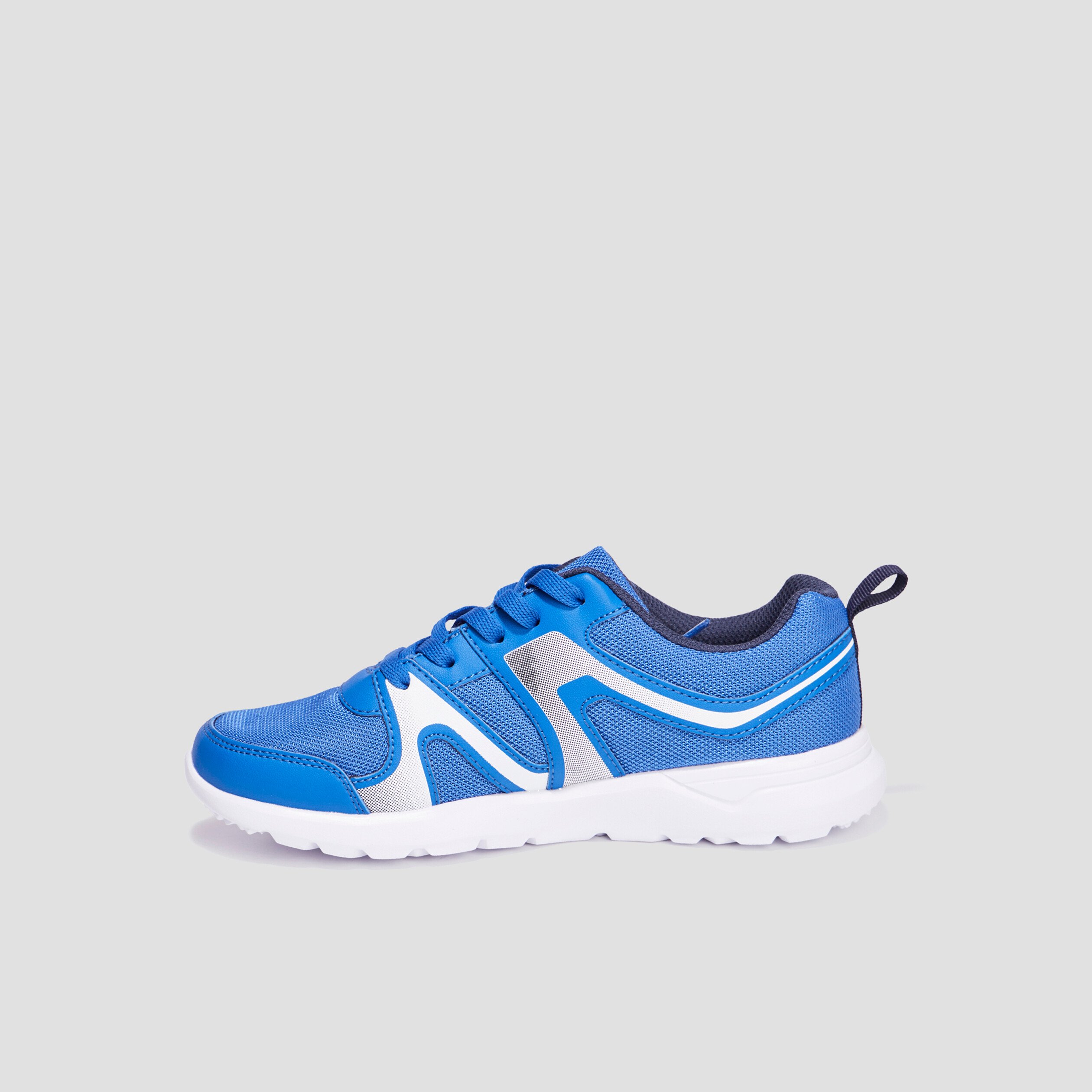 Baskets running à lacets Rexited bleu garçon | La Halle