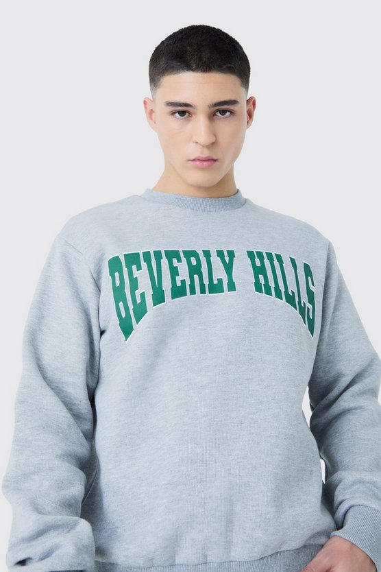 Sweatshirt mit Beverly Hills Print