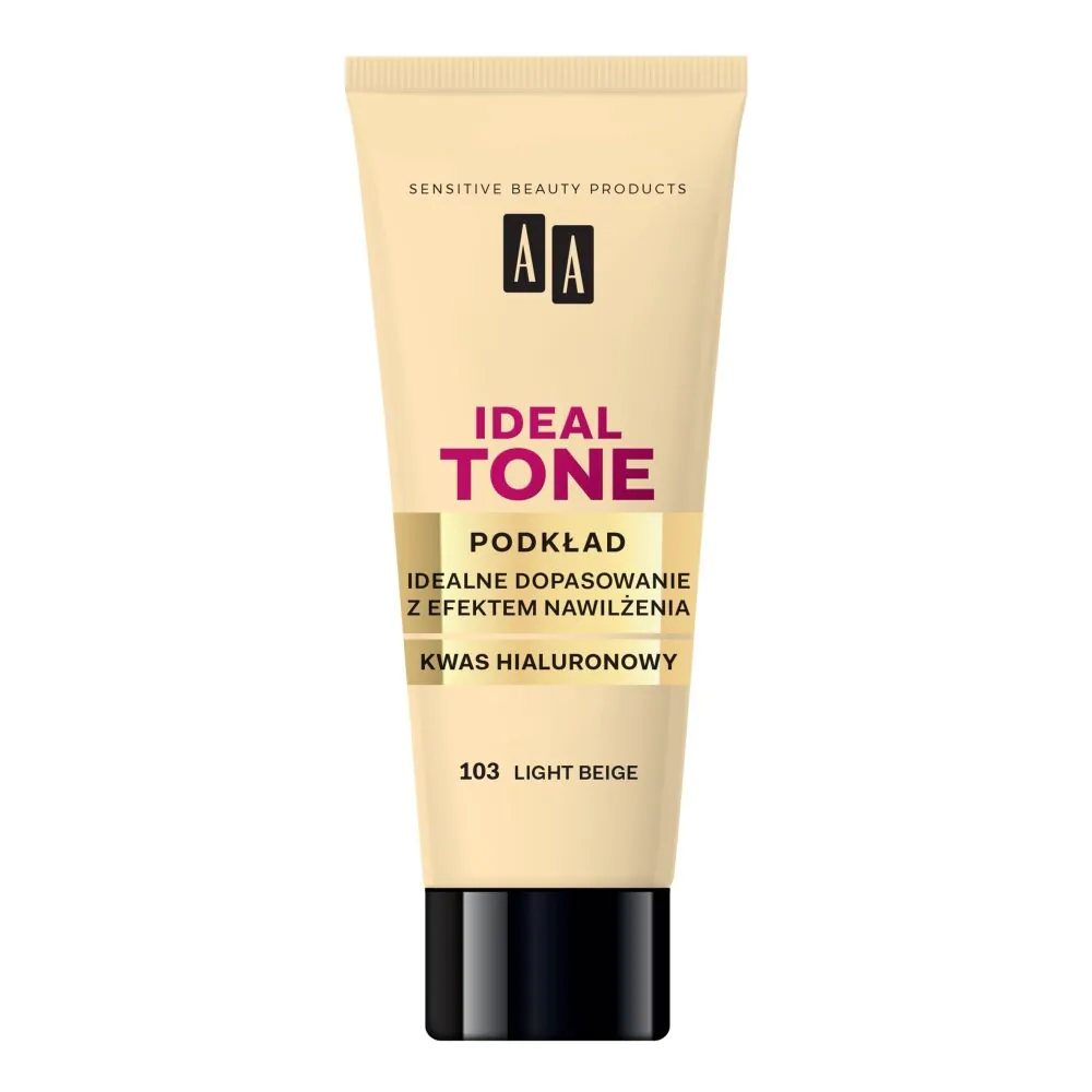 AA Make Up Ideal Tone Face Foundation, 103 Lys Beige