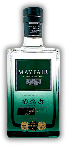 Mayfair London Dry Gin Mayfair London Dry Gin Ein eleganter Gin aus London´s letzter unabhängiger Destille. 0,7	 Liter - Vol 40%
