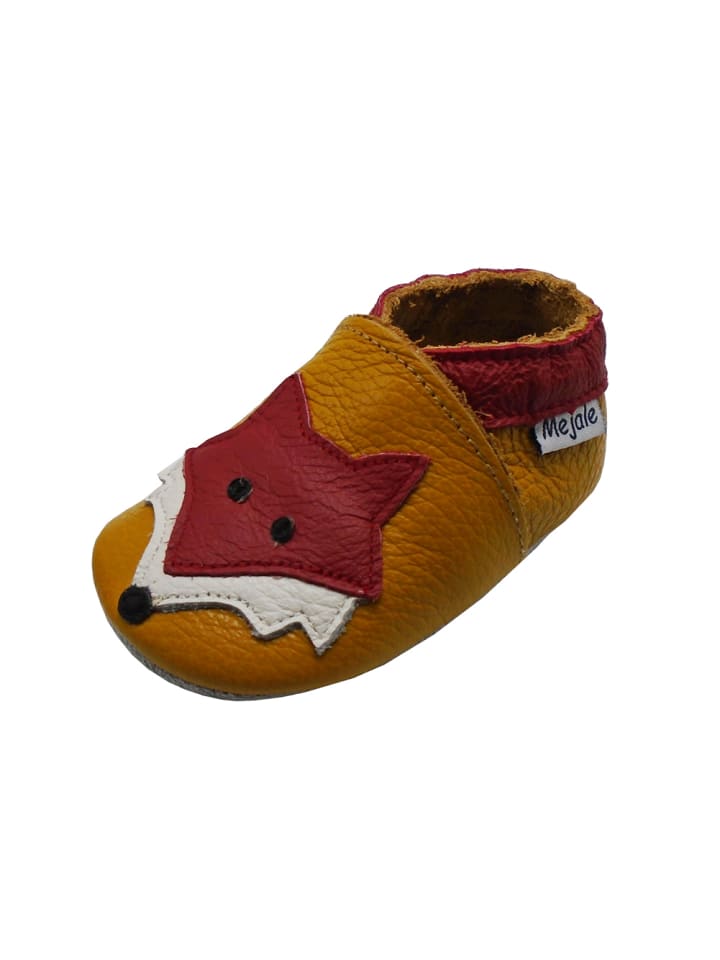 Yalion Leder-Krabbelschuhe 