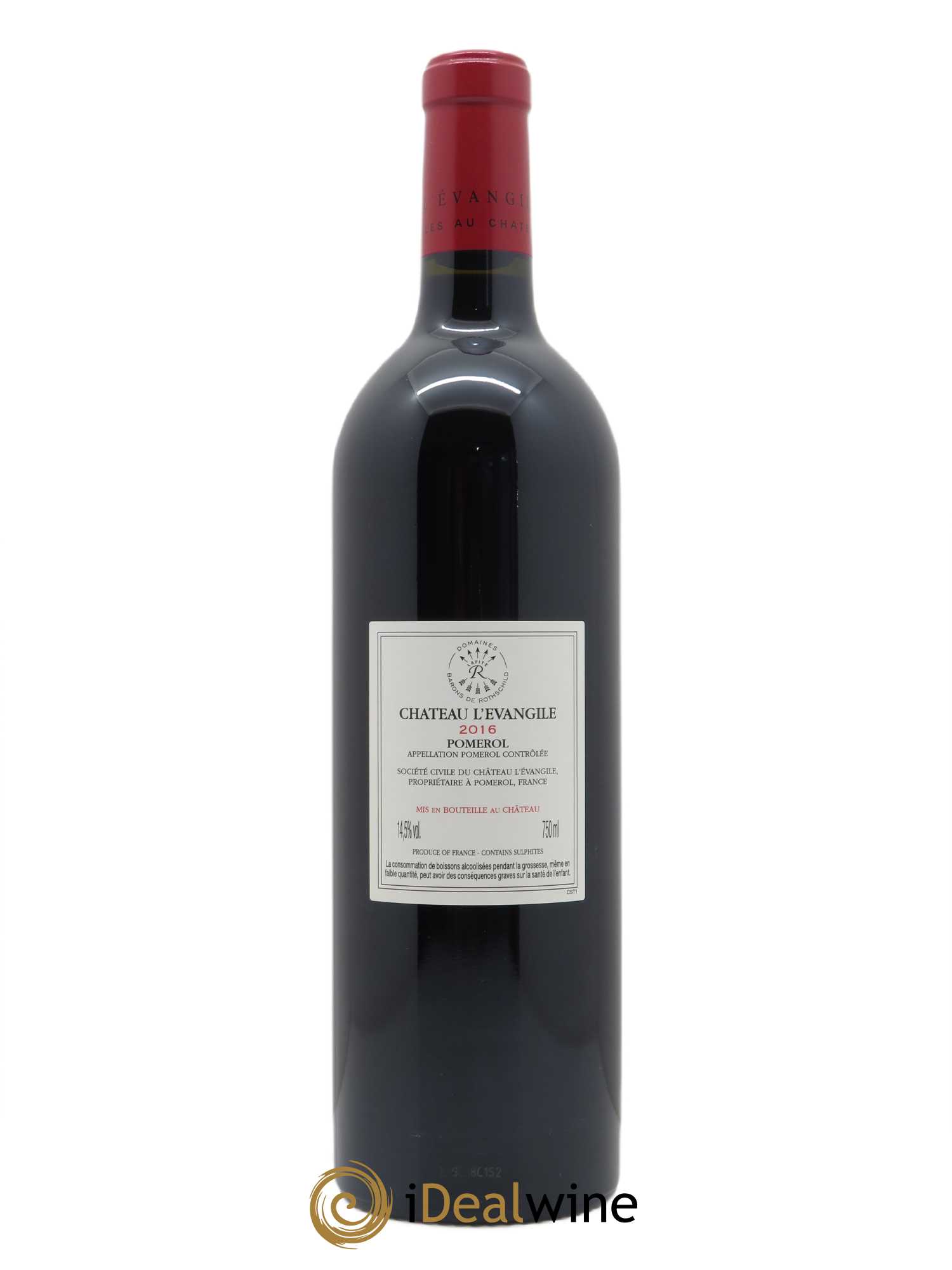 Château l'Évangile  2016 - Lot de 1 Bouteille