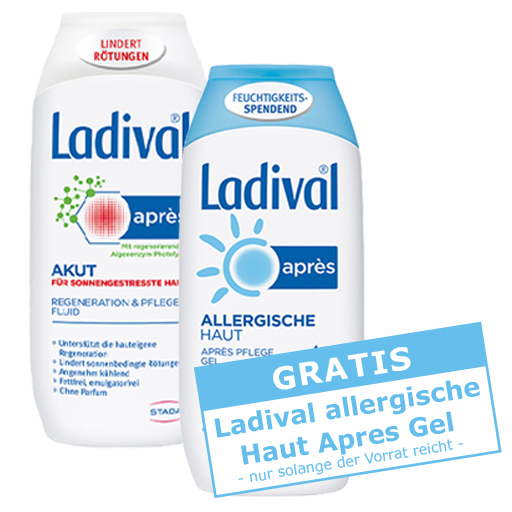 LADIVAL Akut Apres Pflege Beruhigungs-Fluid  200 ml  Gel