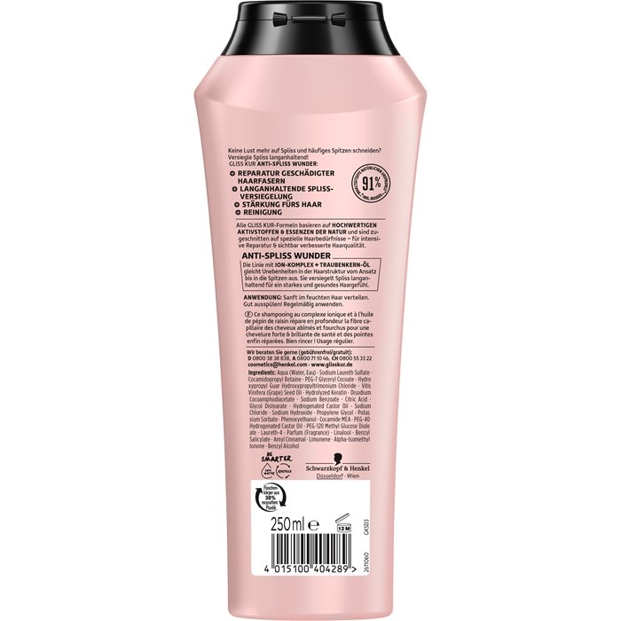 Anti-Spliss Wunder Versiegelungs-Shampoo