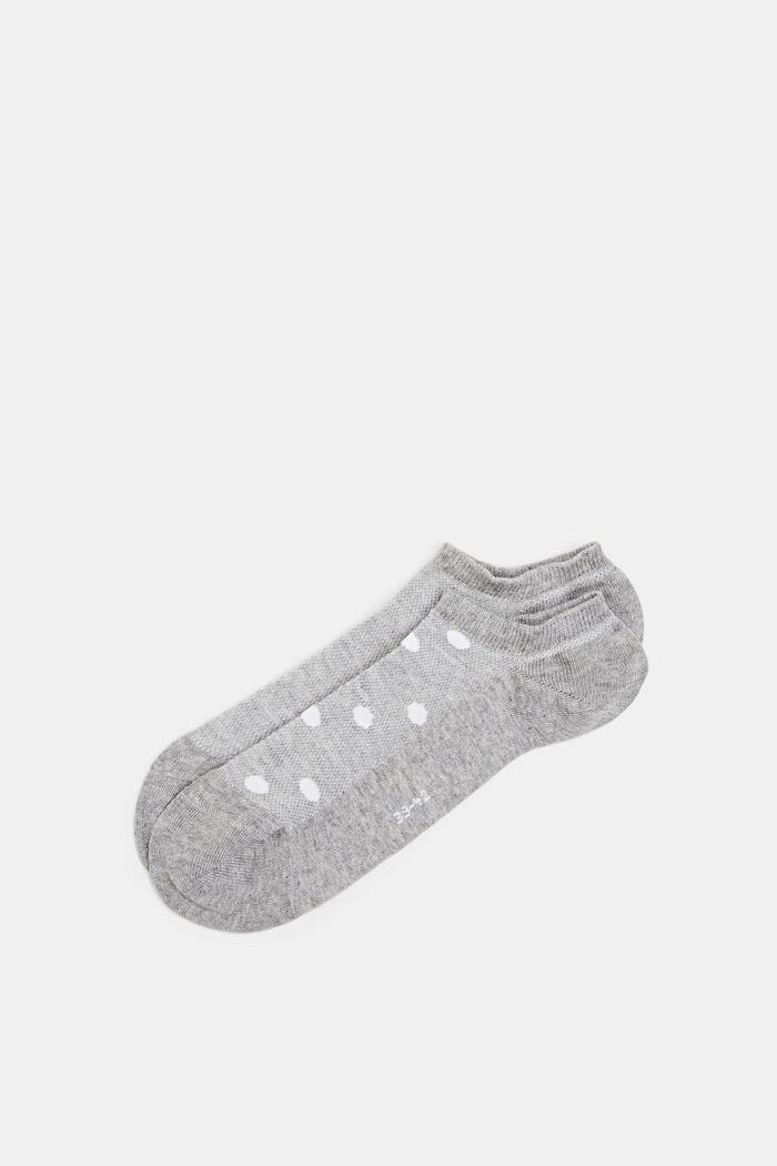 2er-Set Sneakersocken mit Mesh, Bio-Baumwolle