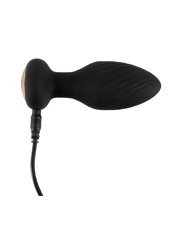 ANOS Vibro-Analplug RC Rotating B-Plug in schwarz günstig kaufen 9,5 cm