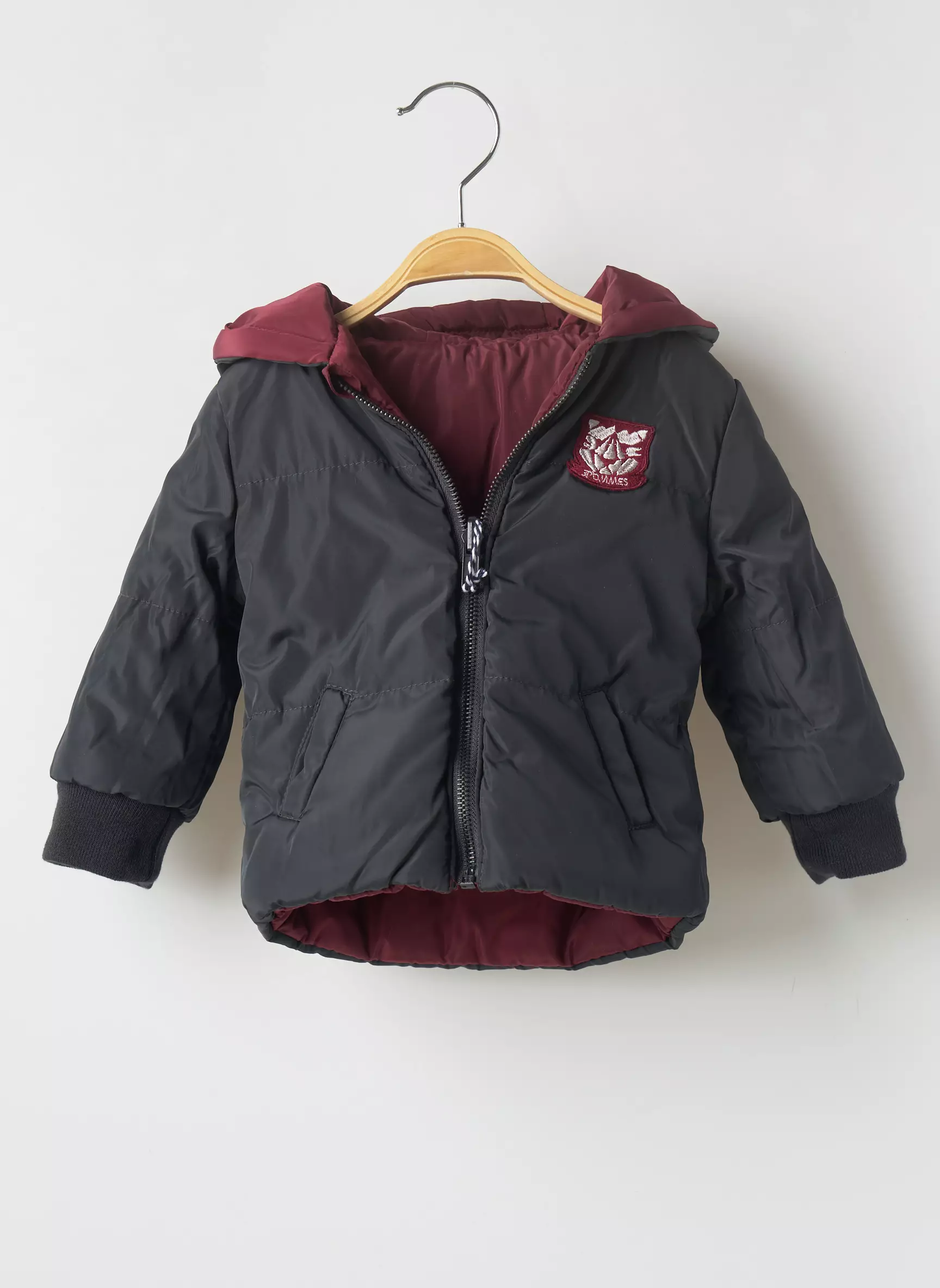 3 Pommes Parkas Garcon couleur rouge