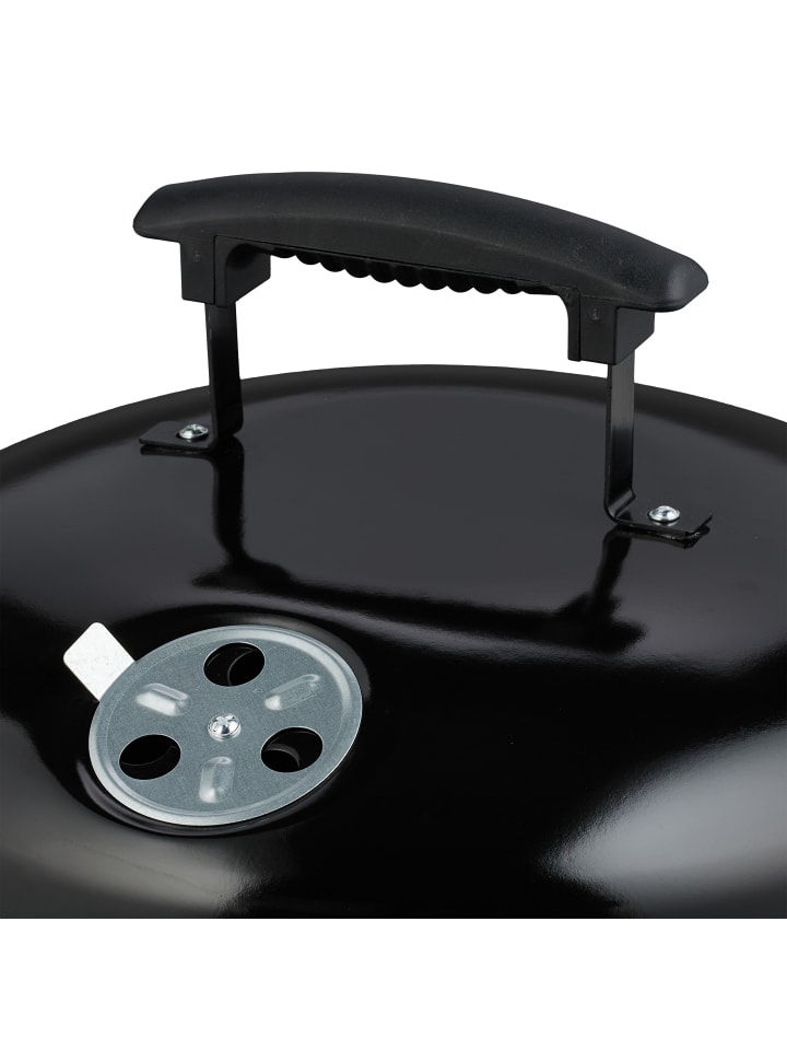 relaxdays Kugelgrill in Schwarz - Ø 37 cm günstig kaufen onesize