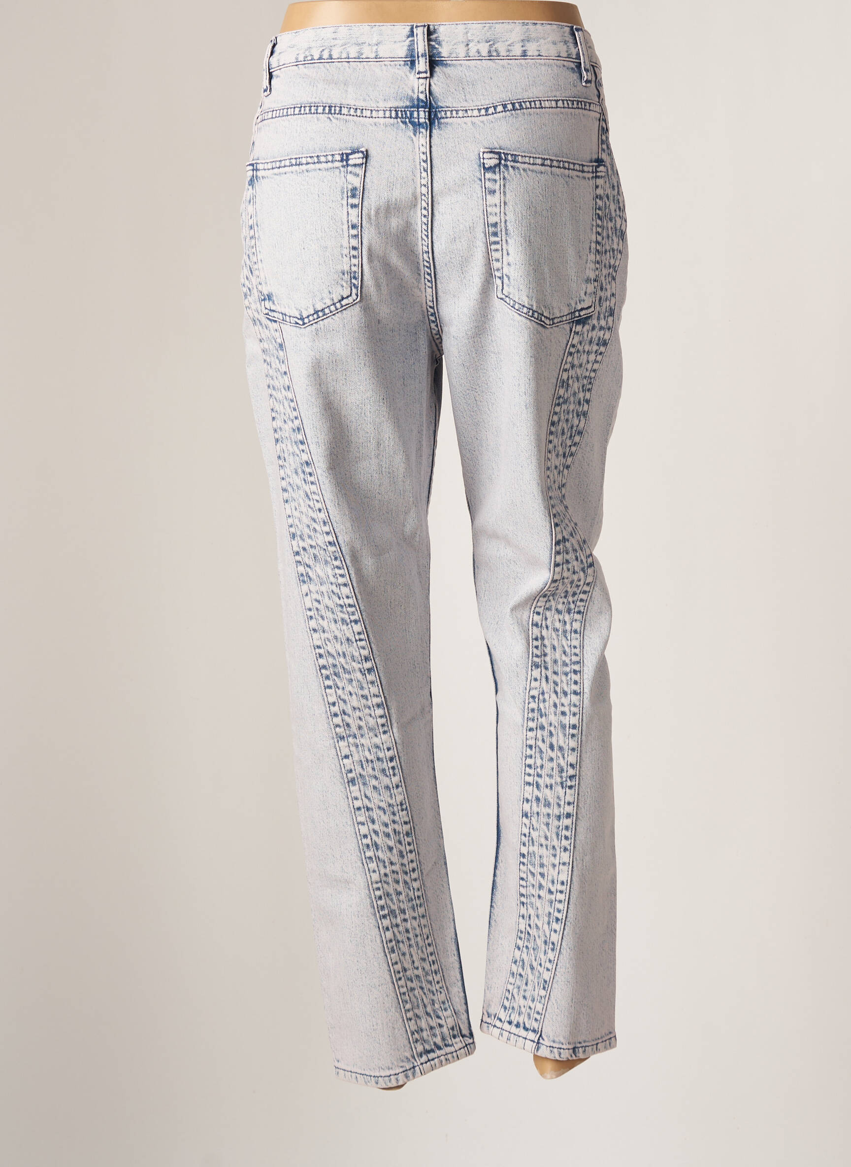 Iro Jean Mom Femme couleur bleu