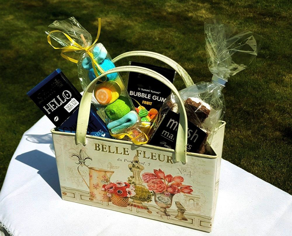 Ambiente Haus Übertopf Fleur-Tasche aus Metall (1 St)