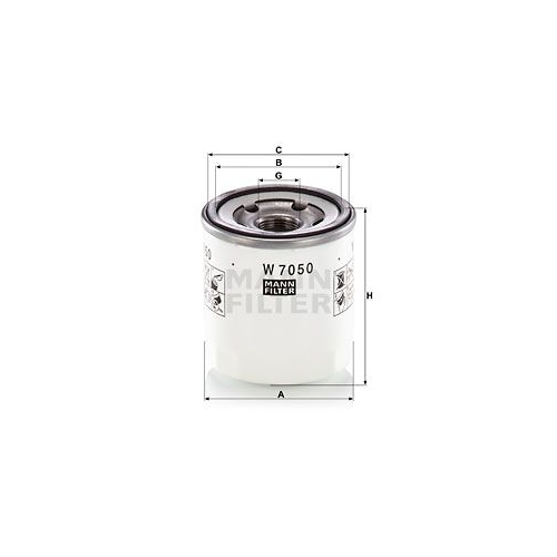 W7050 OELFILTER MANN - ATU