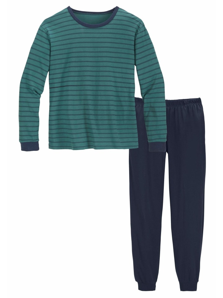 LE JOGGER Pyjama in petrol-marine günstig kaufen 182