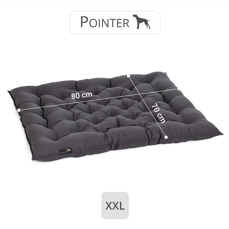 Pointer Hundekissen Pointer Liegekissen Urban anthrazit XXL