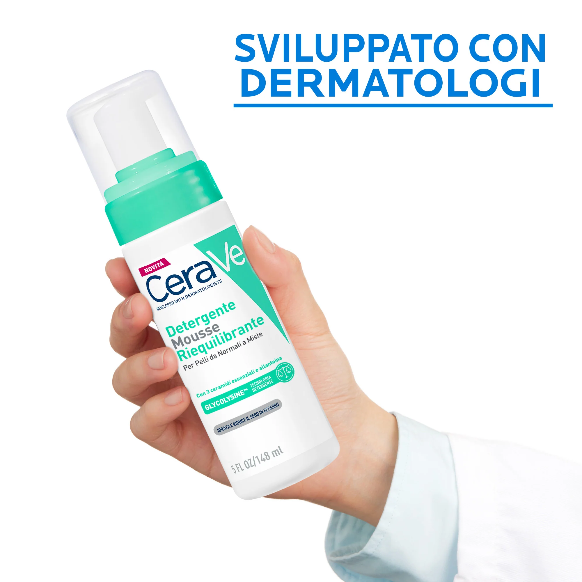 Mousse limpiadora equilibrante - Mousse limpiadora facial