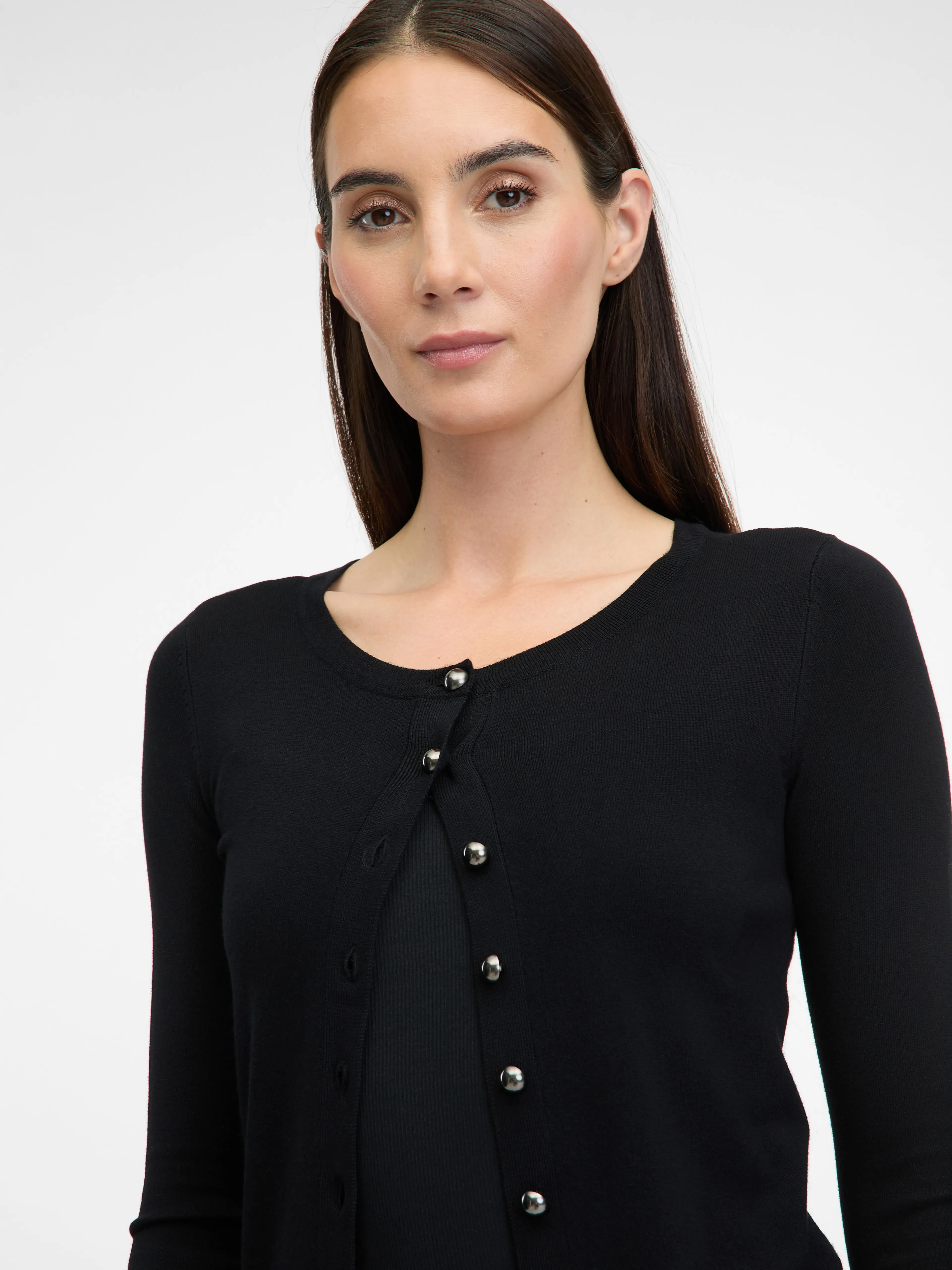 Schwarze Damenstrickjacke ORSAY