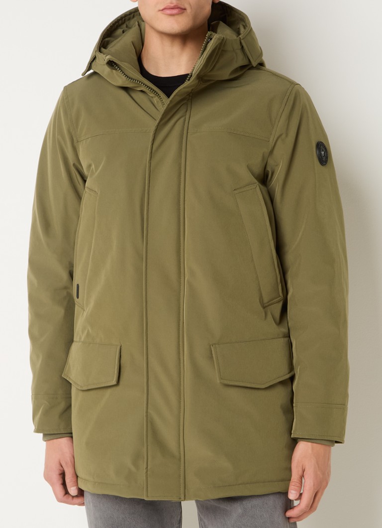 Parka acolchoada Airforce Snow com capuz