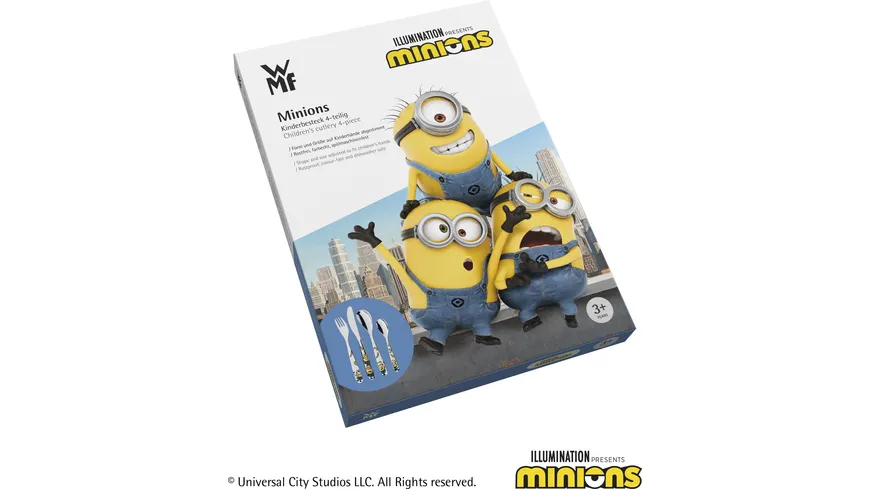 WMF Kinderbesteck-Set Minions 4-tlg.