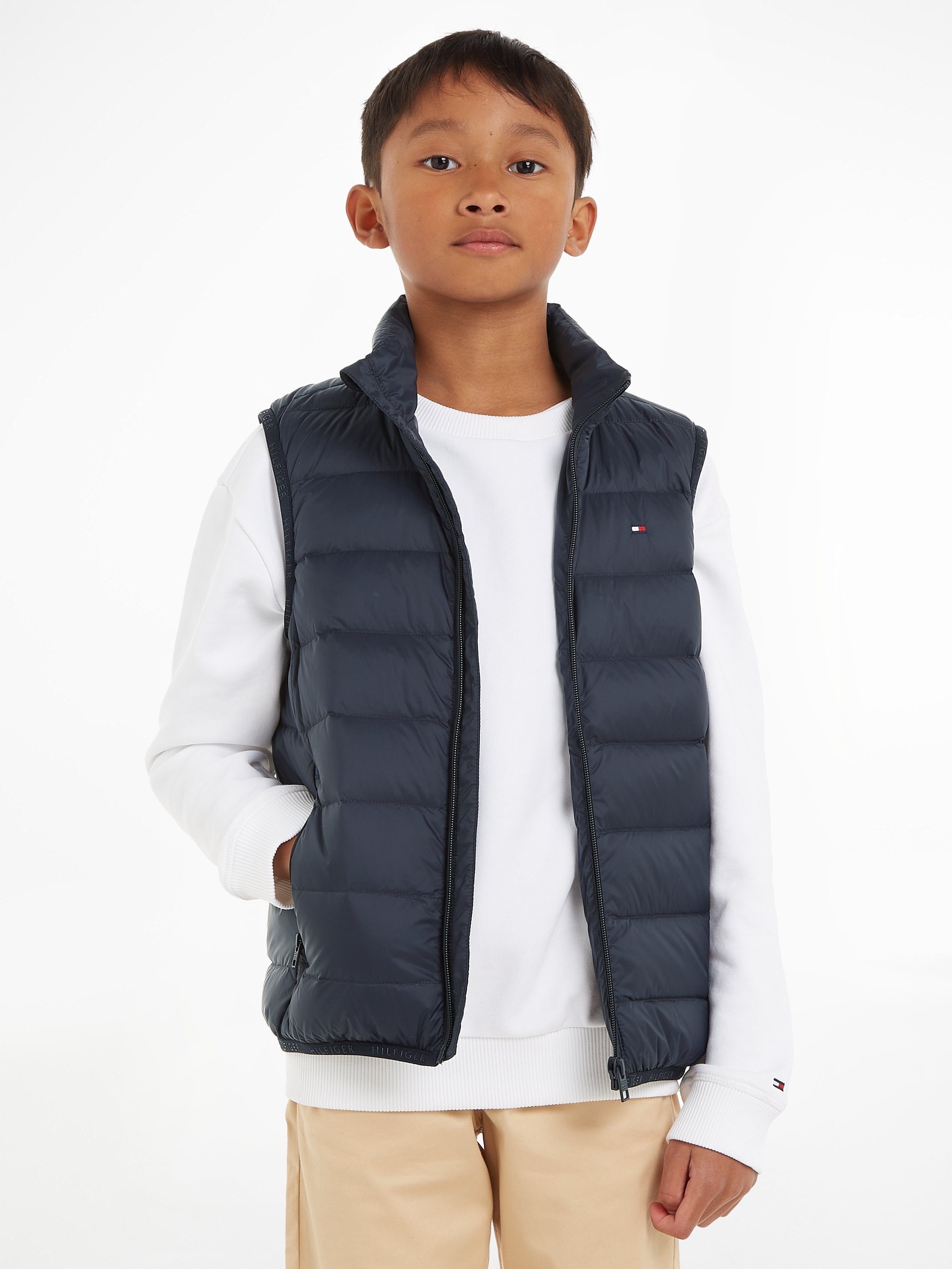 Tommy Hilfiger Daunenweste U ESSENTIAL LIGHT VEST Kinder Kids Junior MiniMe,für Kinder