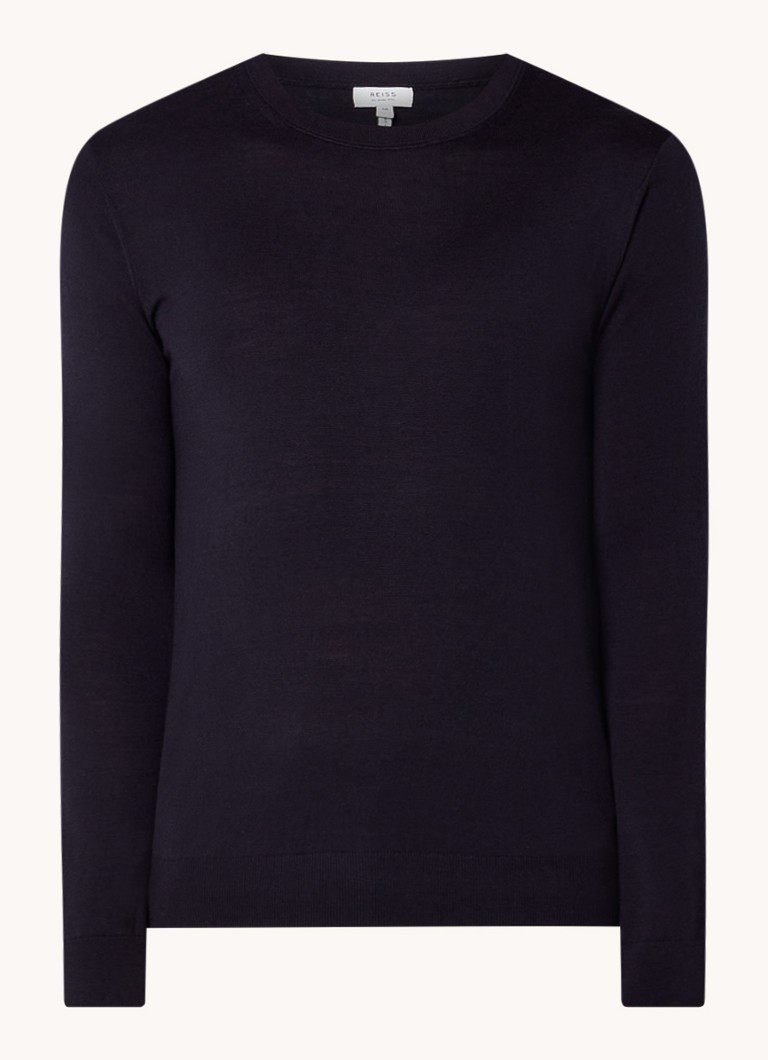 Reiss Wessex fine-knit wool pullover
