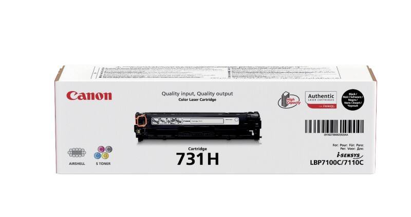 Canon 731H Original Tonerkartusche Schwarz