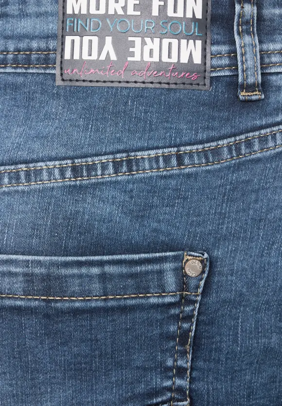 CECIL Blauer Jeansrock