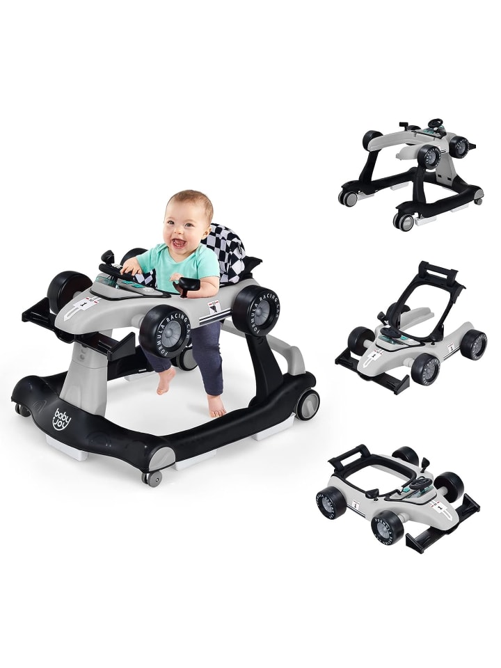 COSTWAY 4 in 1 Lauflernwagen in Grau günstig kaufen 75 cm
