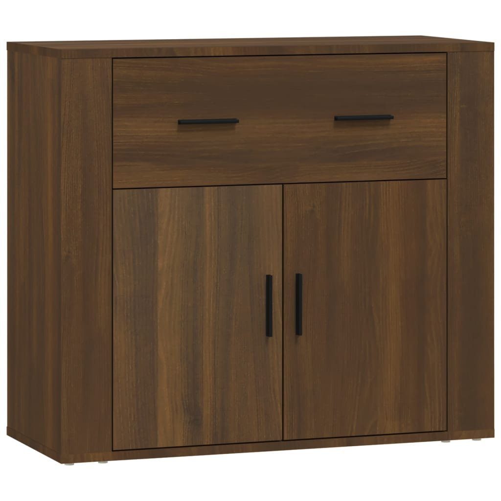 vidaXL Sideboard Sideboard Braun Eichen-Optik 80x33x70 cm Holzwerkstoff (1 St)