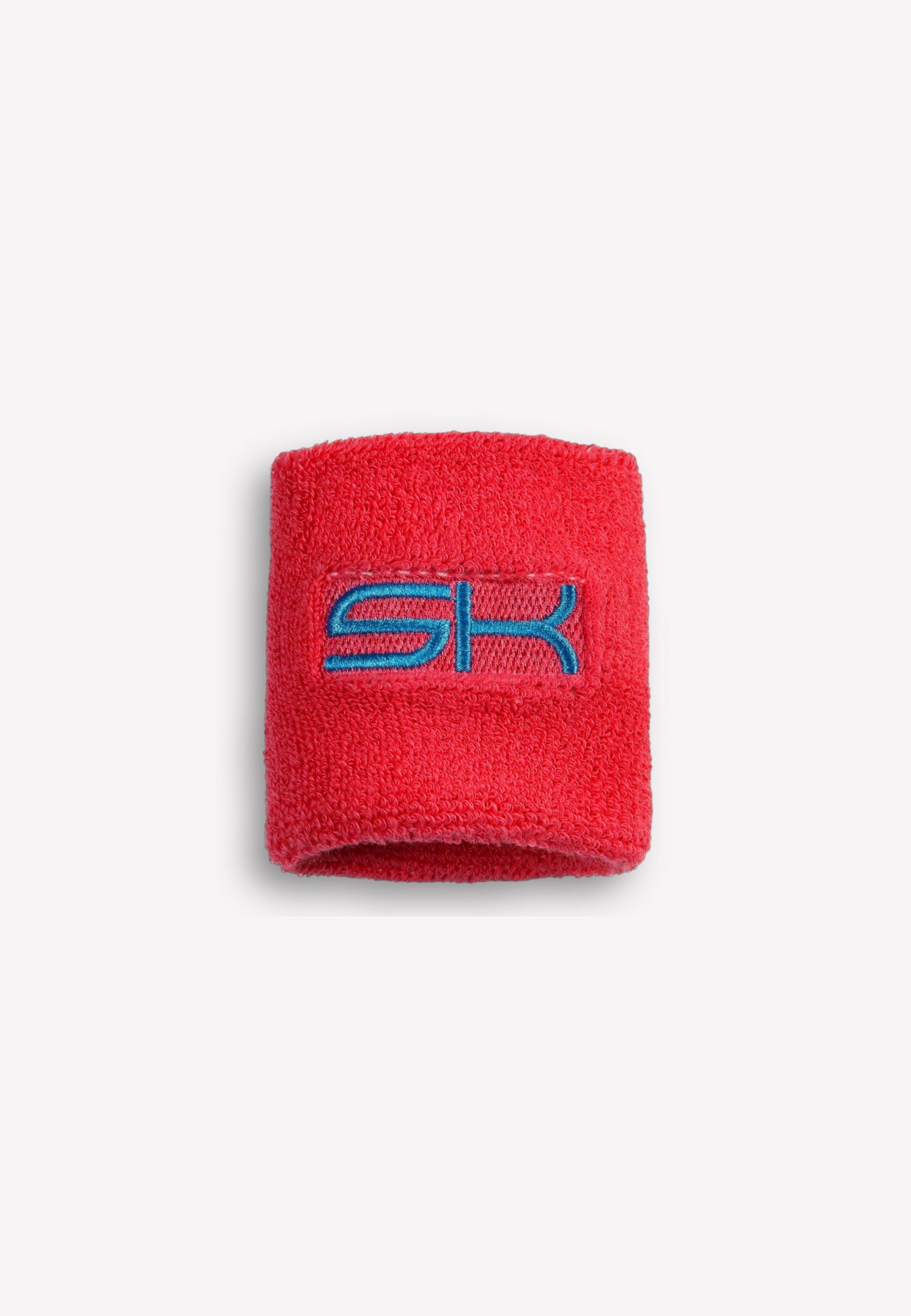 SPORTKIND Schweißband Tennis Schweißbänder klein 2er Set unisex Kinder & Erwachsene, pfirsich