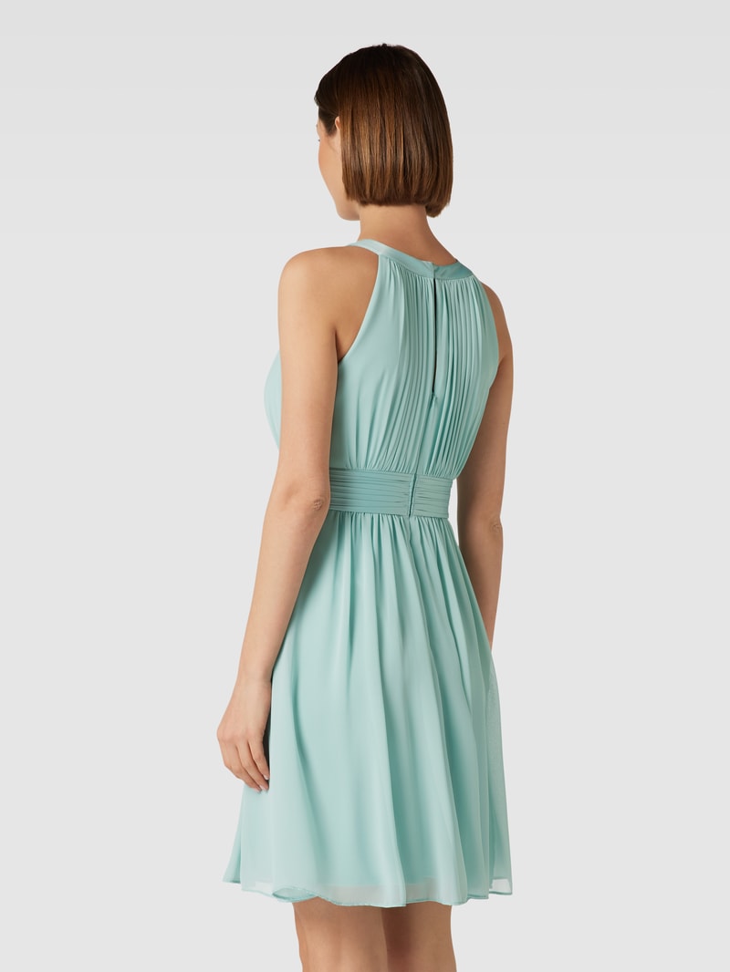 Cocktailkleid aus Tüll in helltürkis