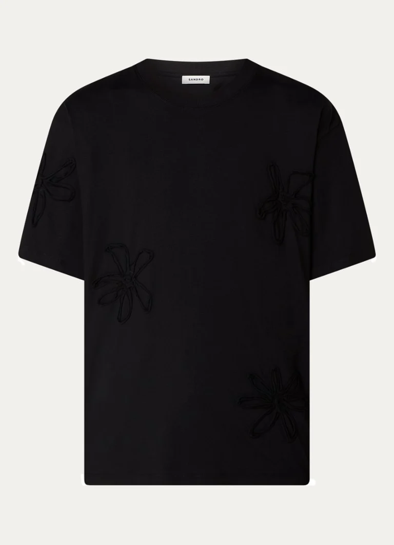 T-shirt testurizzata Sandro