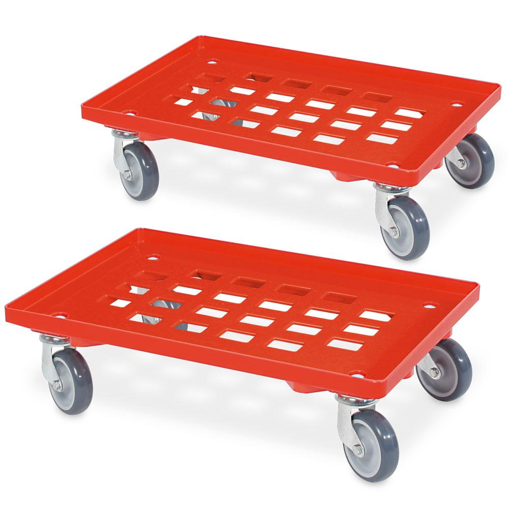 BRB Gitter-NormRoller, rot (2er Set)