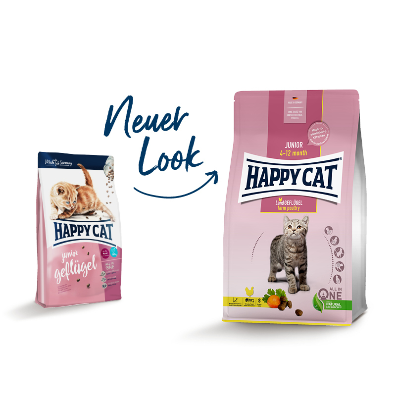 HAPPY CAT Trockenfutter HAPPY CAT Young Junior Land Geflügel 4 kg