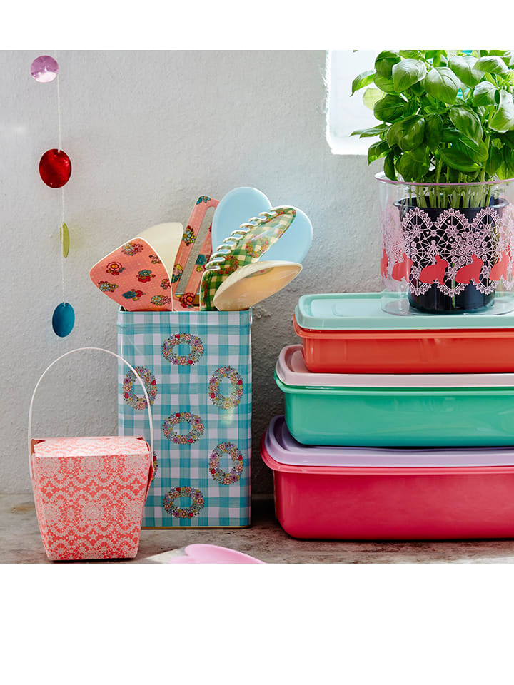 Rice 6er-Set: Lunchboxen in Rot - (B)9 x (H)8 x (T)7 cm günstig kaufen onesize