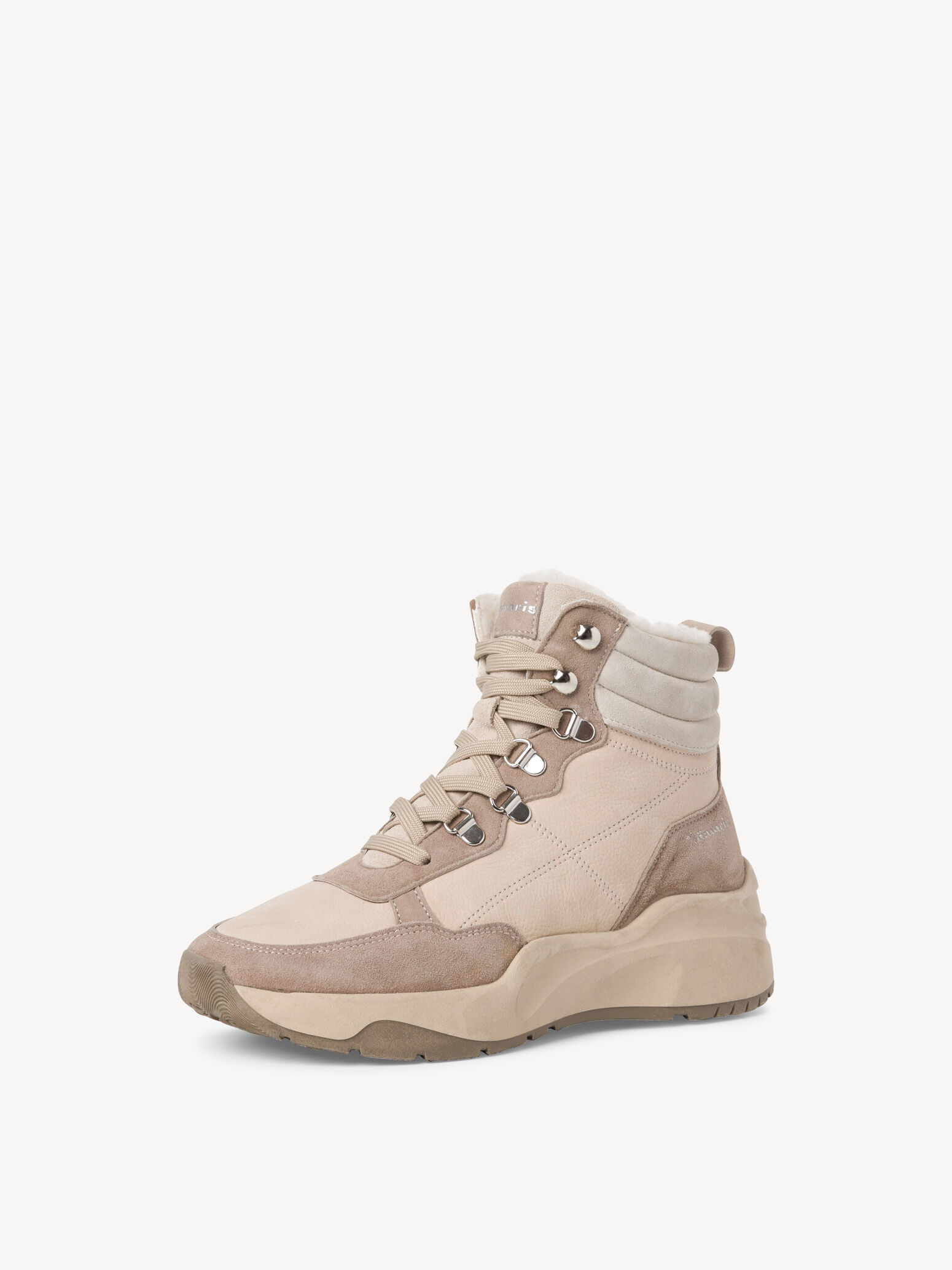 Bottine en cuir - marron doublure chaude
