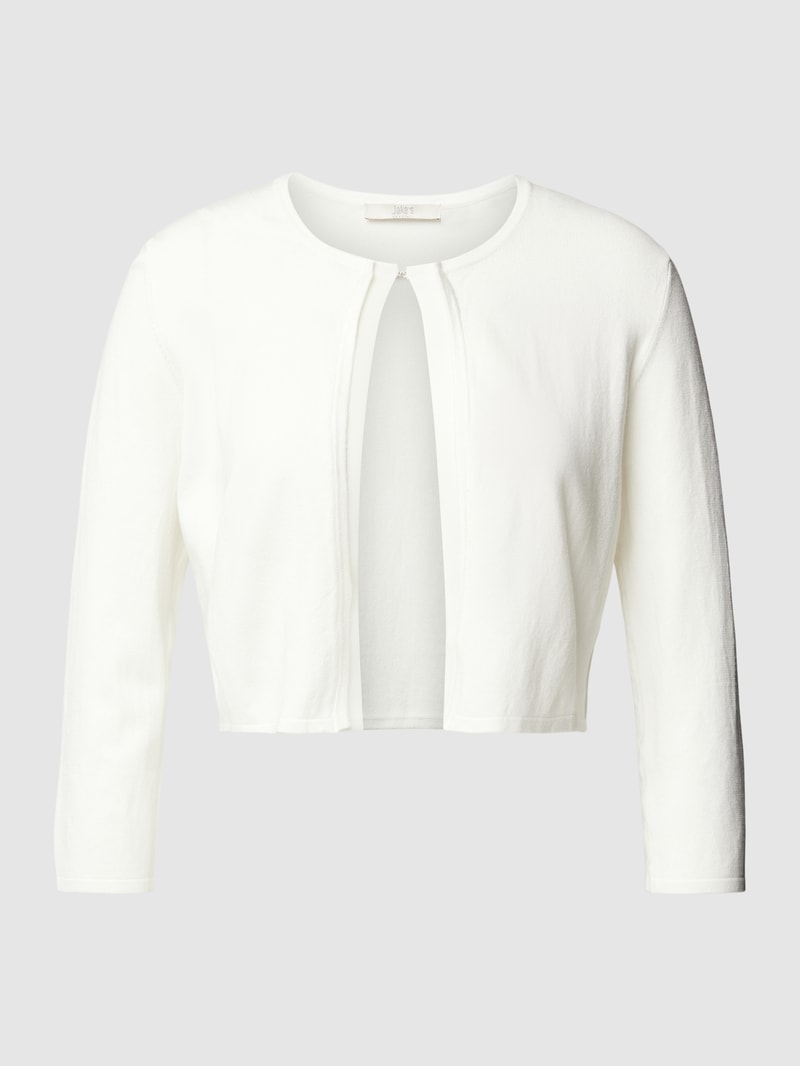 Bolero aus Viskose-Mix mit Hakenverschluss in offwhite