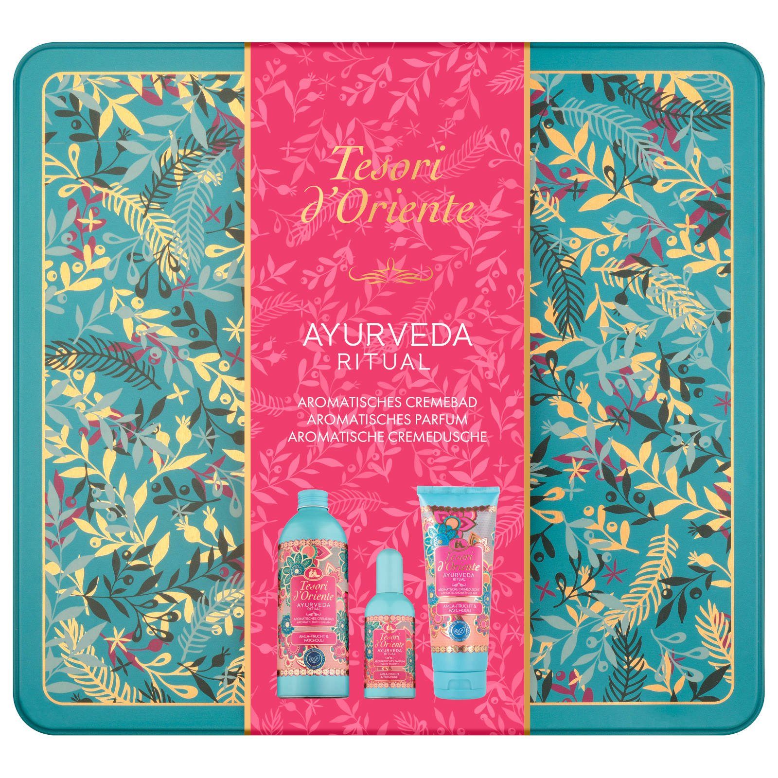 Tesori d´Oriente Pflege-Geschenkset Wellness Ritual Ayurveda für ein anhaltendes Gefühl von Harmonie, 3-tlg.