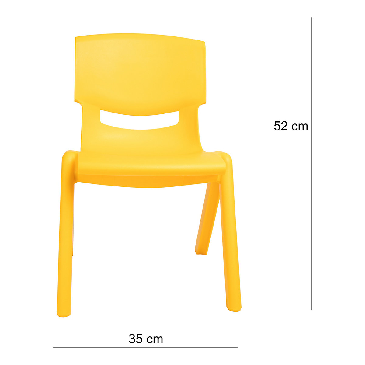 Kinderstuhl bis 80kg belastbar stapelbar kippsicher Für Innen&Außen Pflegeleicht Kinderstühle