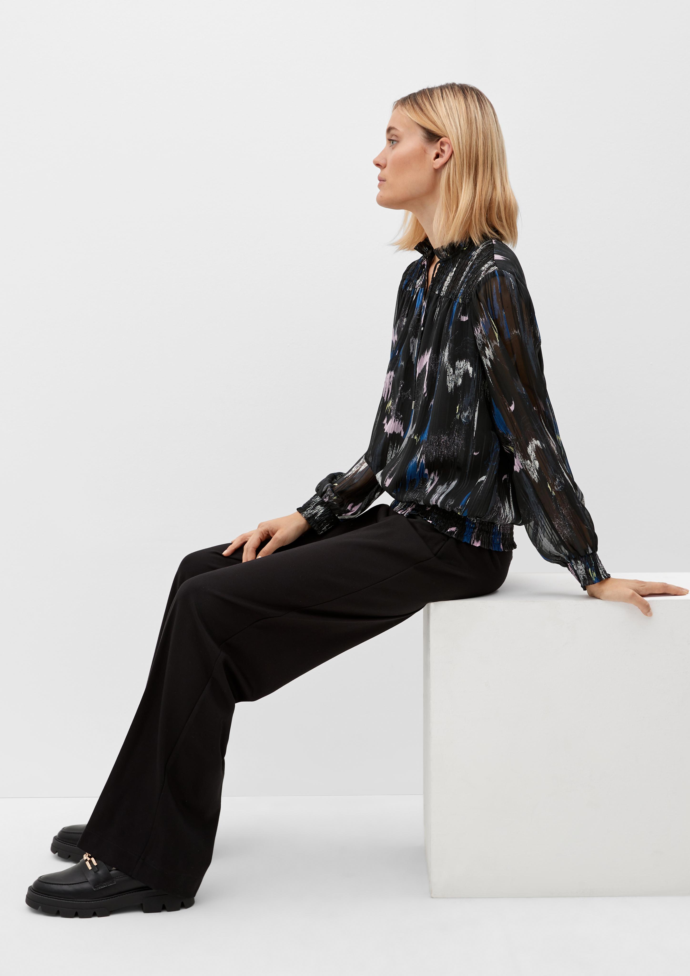Bluse mit Rüschenkragen  2124774-99A1