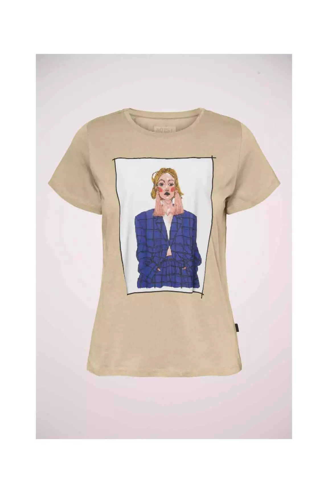 Noisy May Tshirts Femme couleur beige