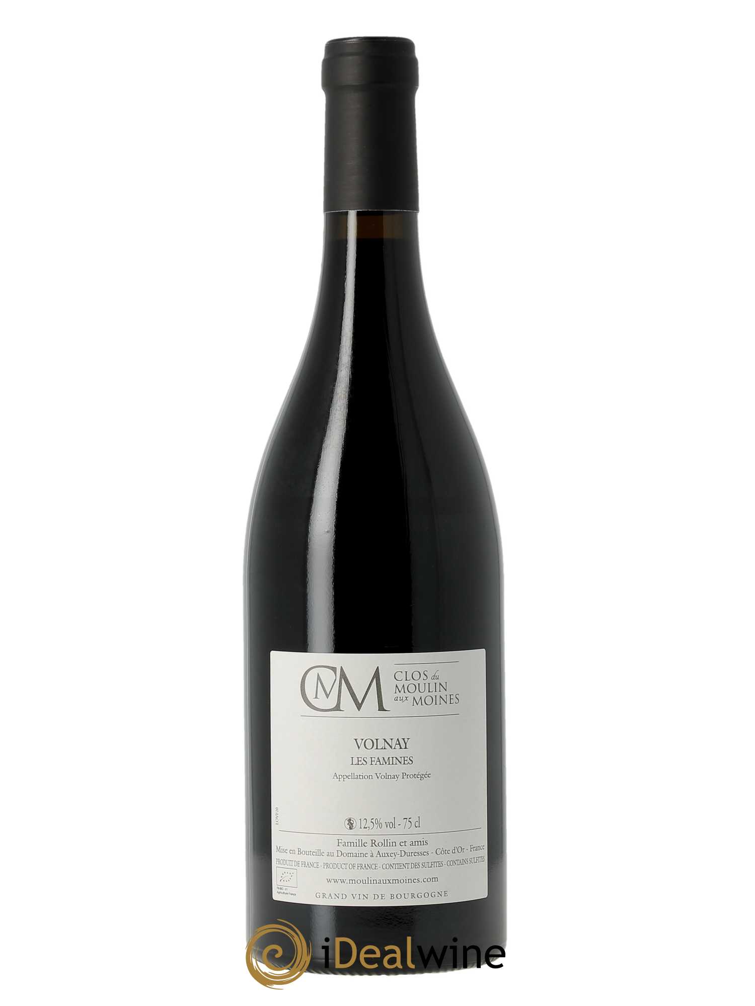 Volnay Les Famines Clos du Moulin aux Moines  2020 - Lot de 1 Bouteille
