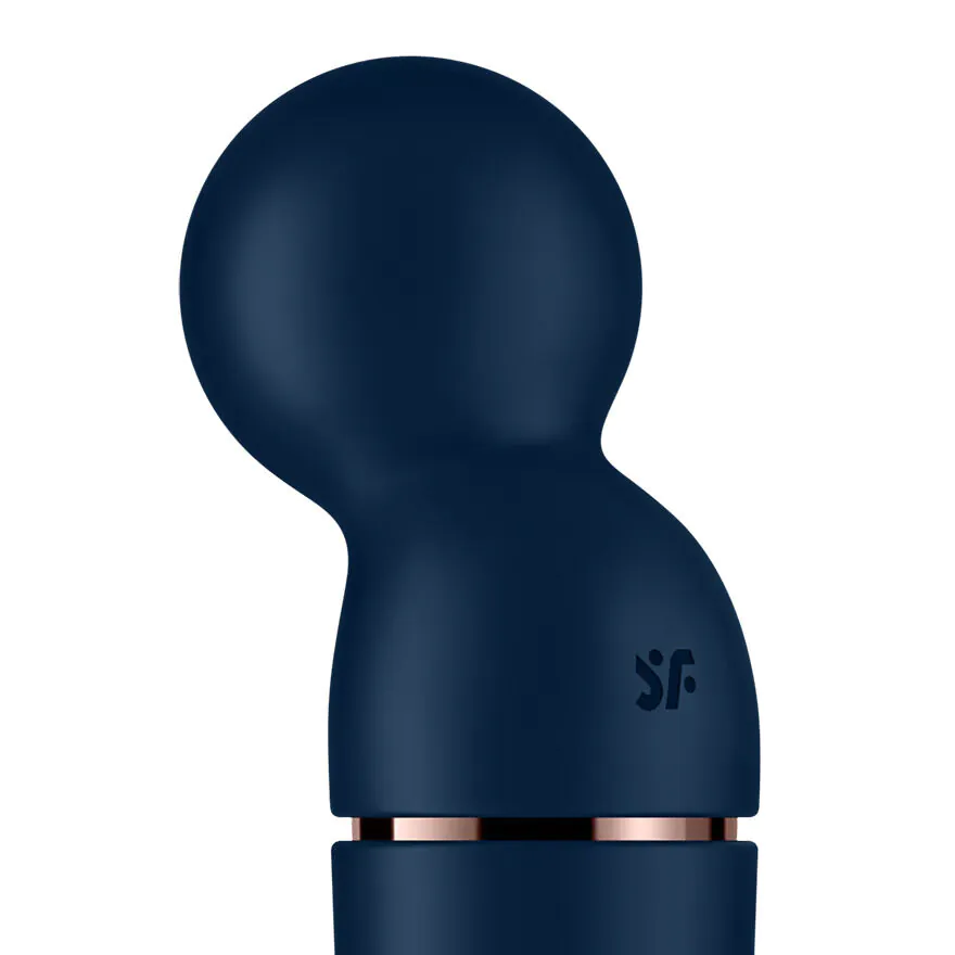 Satisfyer Massager Wand-er Blue + Rosegold