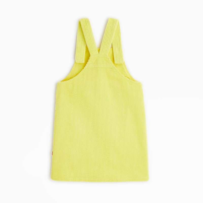 Robe bébé fille jaune en velours puebla Catimini