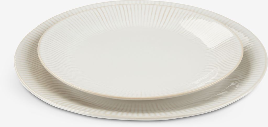 STEFFEN tallerken Ø21cm keramikk hvit