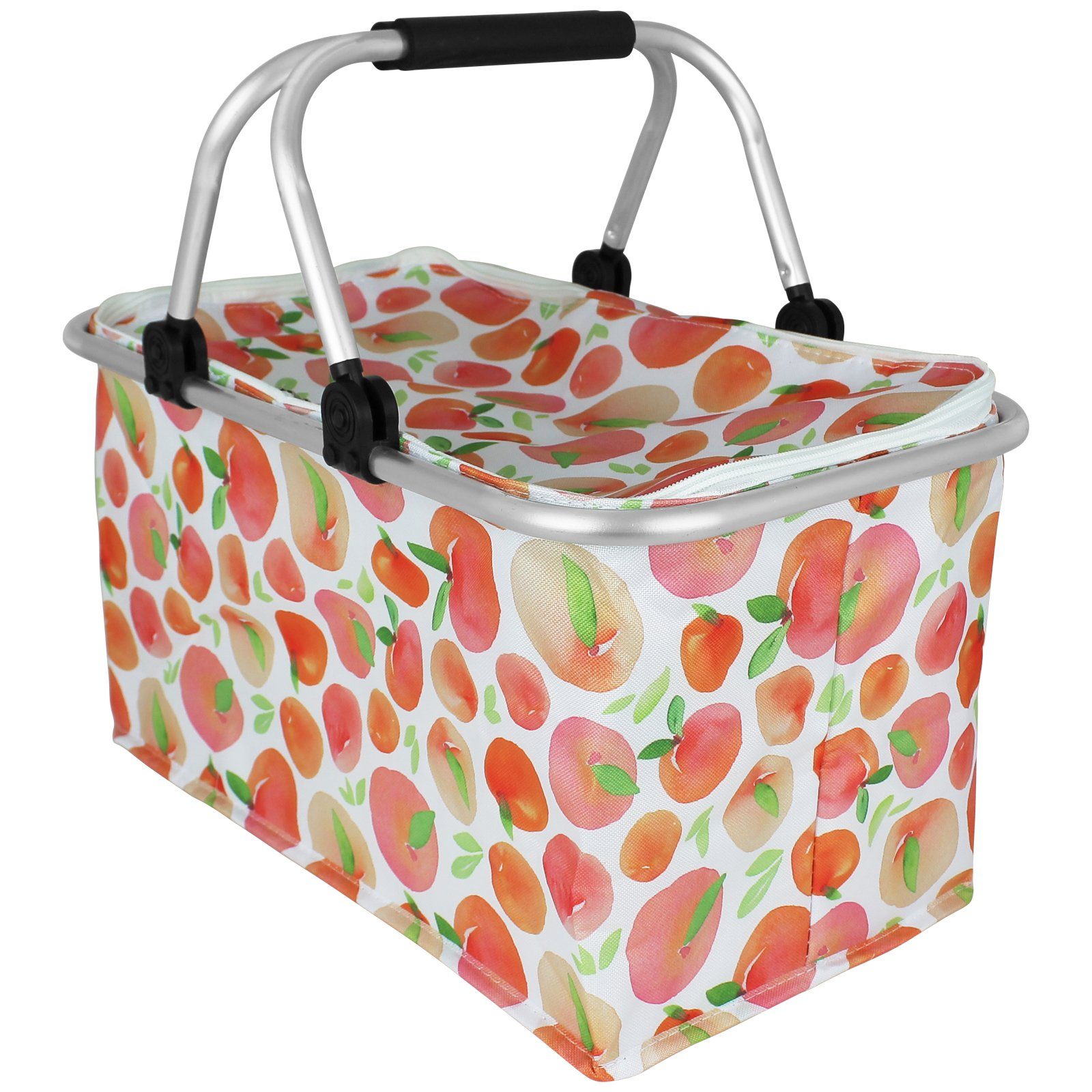 Koopman Kühltasche Einkaufskorb mit Farbwahl, Kühlbox Thermobox Coolbox Strandkorb Kühlelement Einkaufstasche