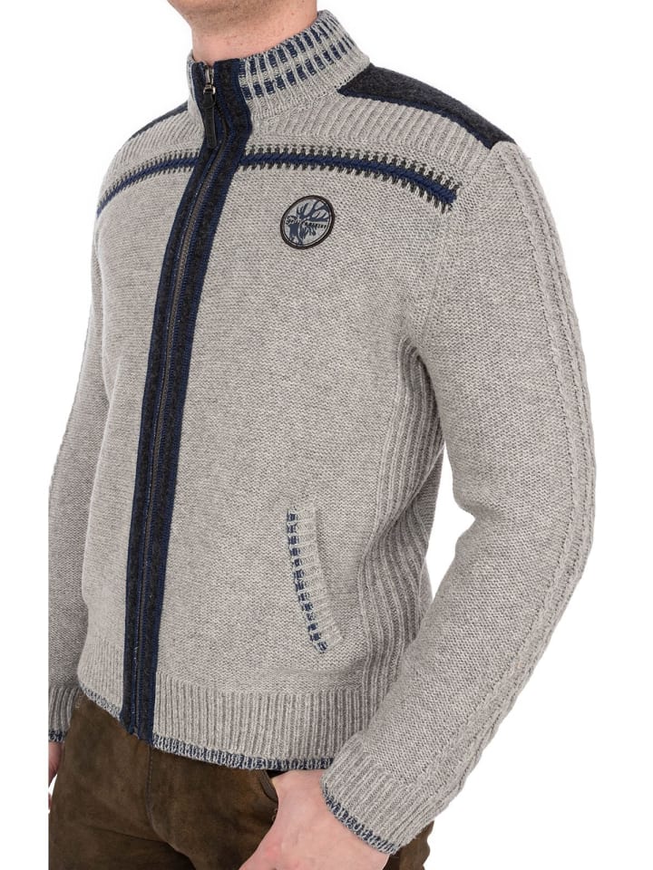 Spieth & Wensky Strickjacke DORNBURG in hellgrau günstig kaufen
